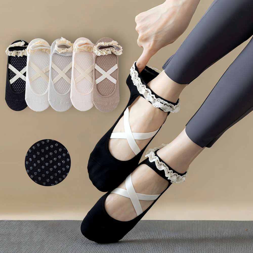 Pilates Yoga Hose - Chaussettes de Pilates en dentelle pour
