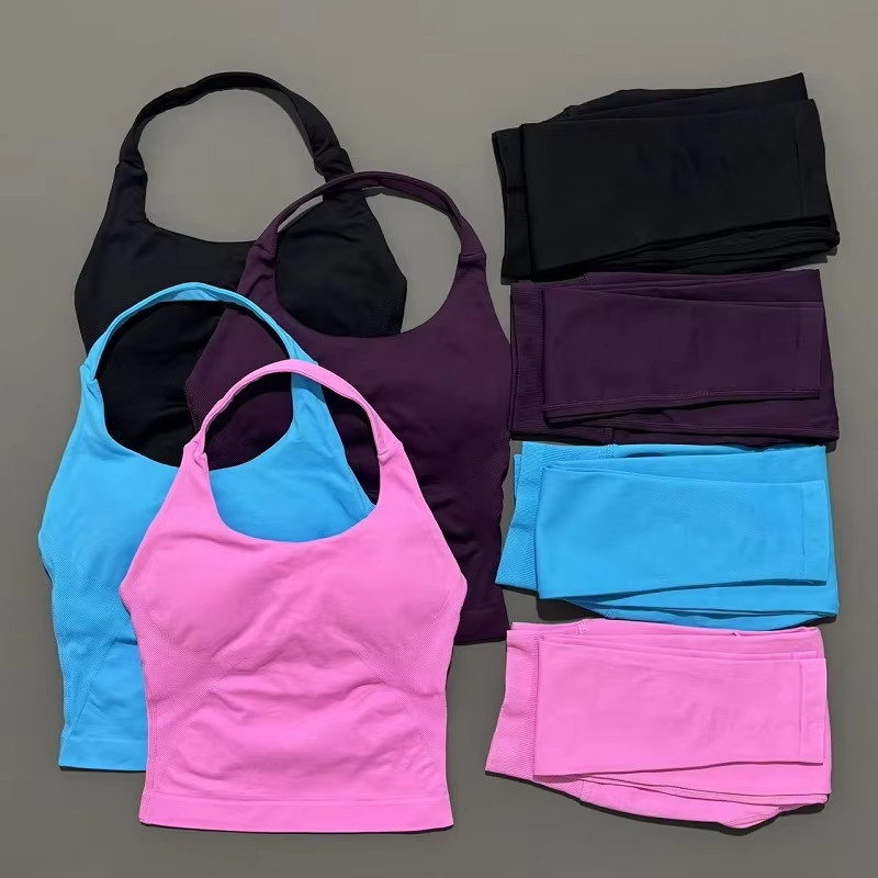 Pilates Yoga Outfit - Ensemble de sport 2 pièces pour