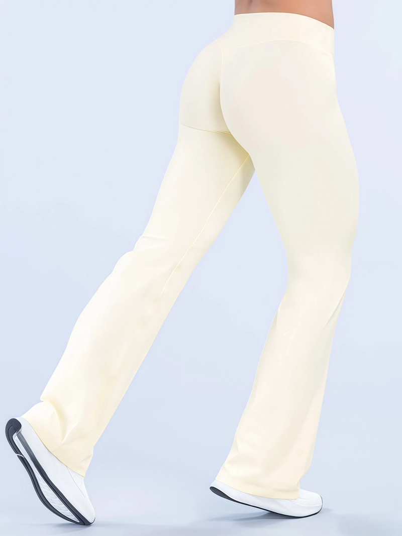 Pilates Yoga Outfit - HISTELLO Origin Flares Sports Fitness Flared