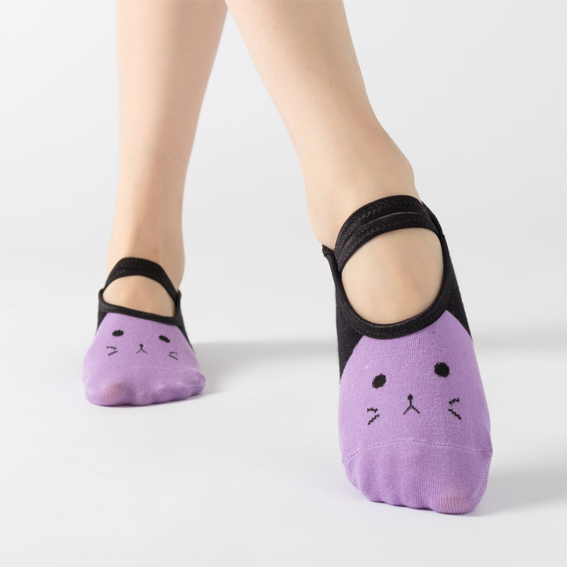 Pilates Yoga Hose - Chaussettes de yoga pour femmes, motif