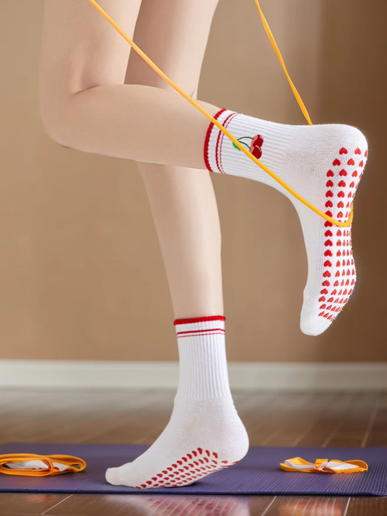 Pilates & Yoga Vida - 1 paire de chaussettes de yoga