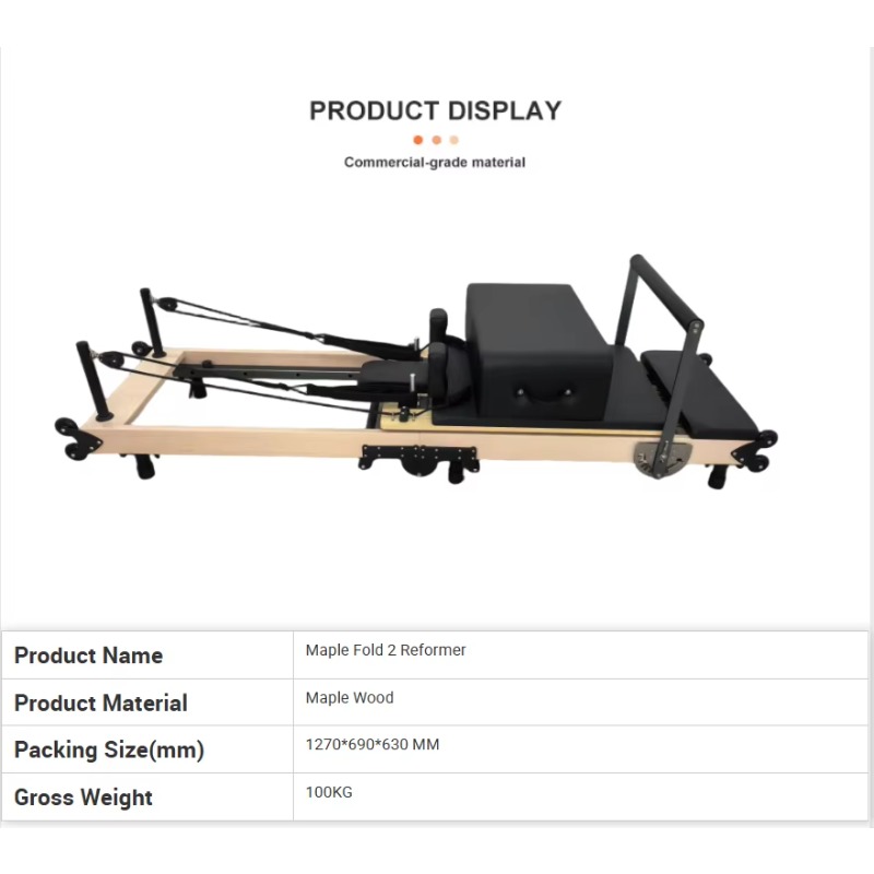 Reformer de Pilates pliable et - Pilates & Yoga Vida avis et prix