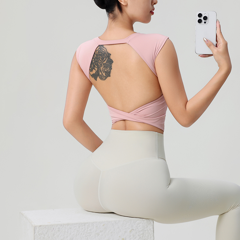 Vêtements de Fitness dos nu po - Yoga Strap Cotton avis et prix