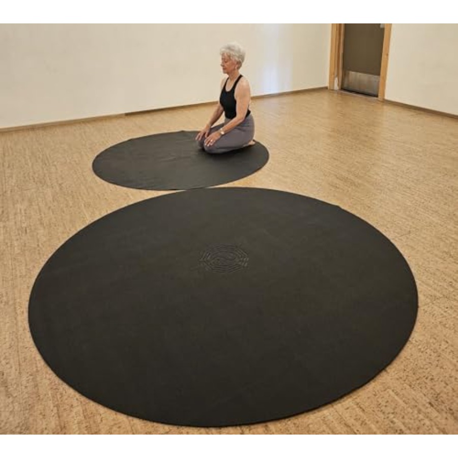 Tapis de yoga rond de 72 po de - Pilates Yin Yoga avis et prix