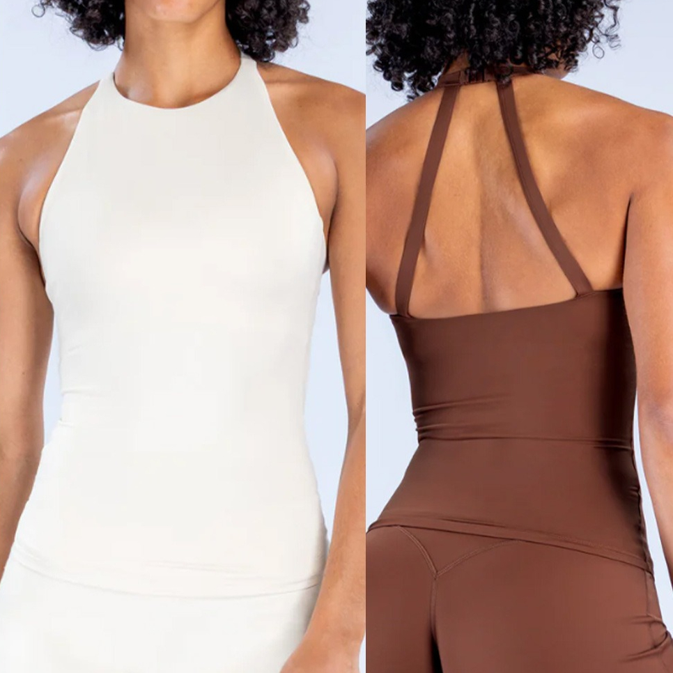 Débardeur Halter pour Femme av - Pilates Yoga Wear avis et prix