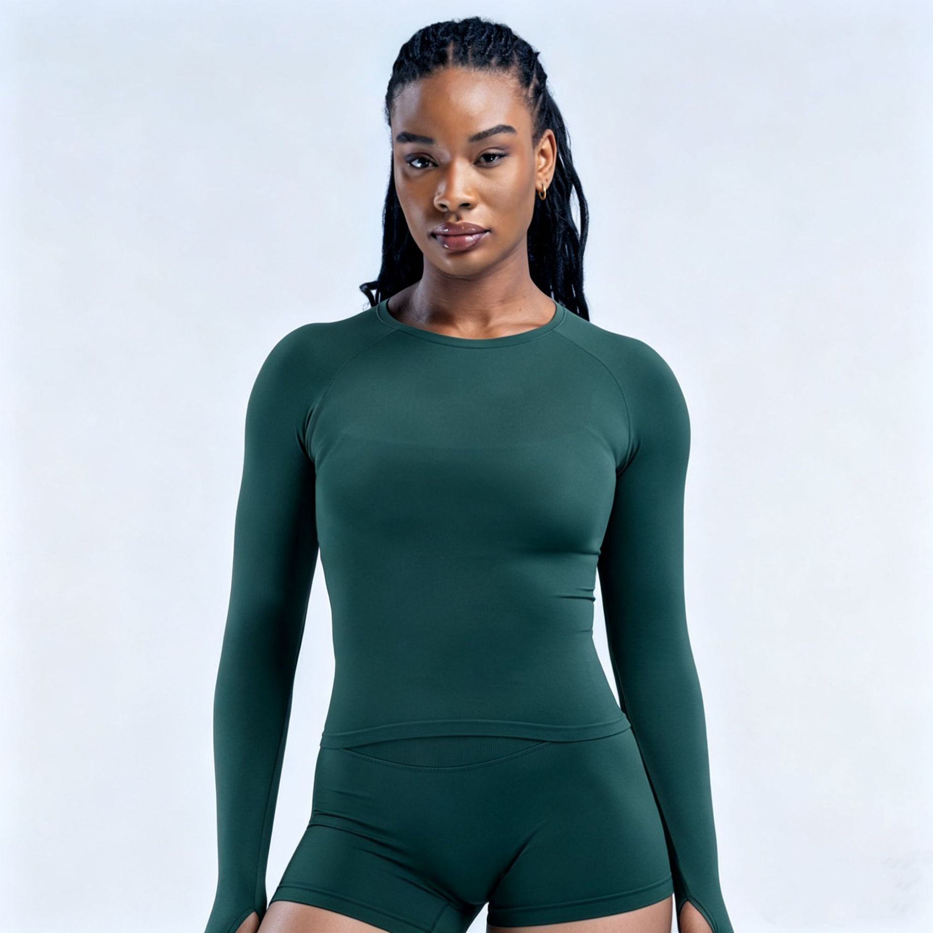 Haut à manches longues sans co - Yoga Strap Cotton avis et prix